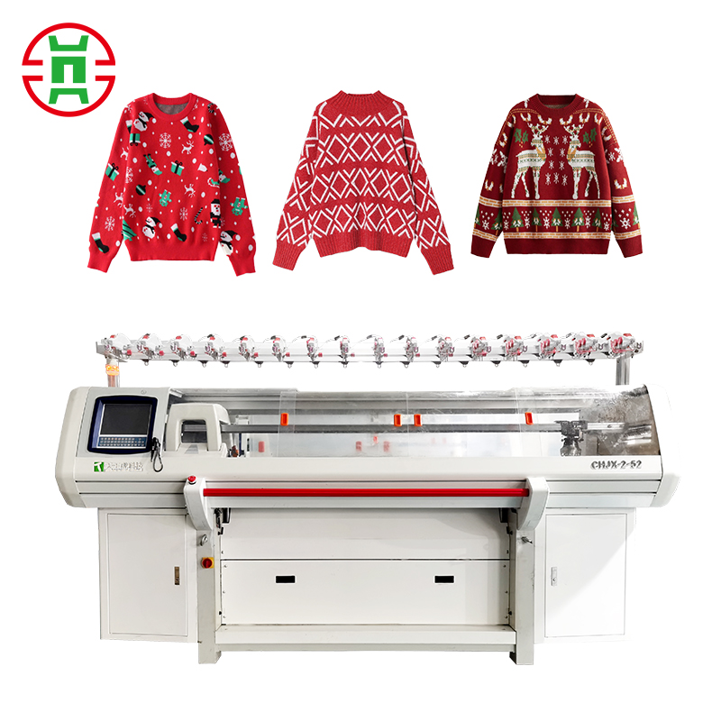 Double System Fully Automatic Computerized Sweater Flat Knitting Machine
