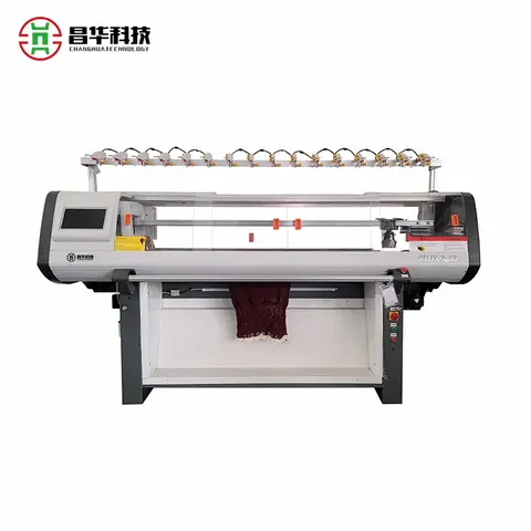 60 Inch Simple Double System Sweater Knitting Machine