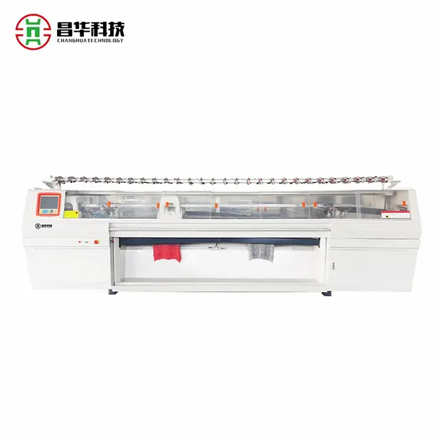 80 Inch 2+2 System Computerized Sweater Flat Knitting Machine