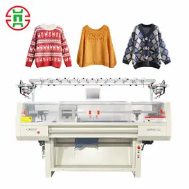 80 Inch Three System GE Computerized Flat Knitting Machine