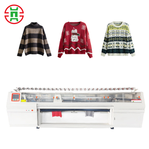 100 Inch 3+3 System Computerized Hat Flat Knitting Machine