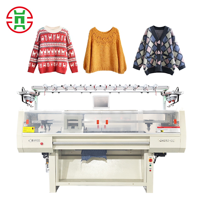 Double System Fully Automatic Computerized Sweater Flat Knitting Machine